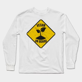 Vegan On Board Long Sleeve T-Shirt